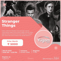 STRANGER THINGS 2025 Technical Event Poster